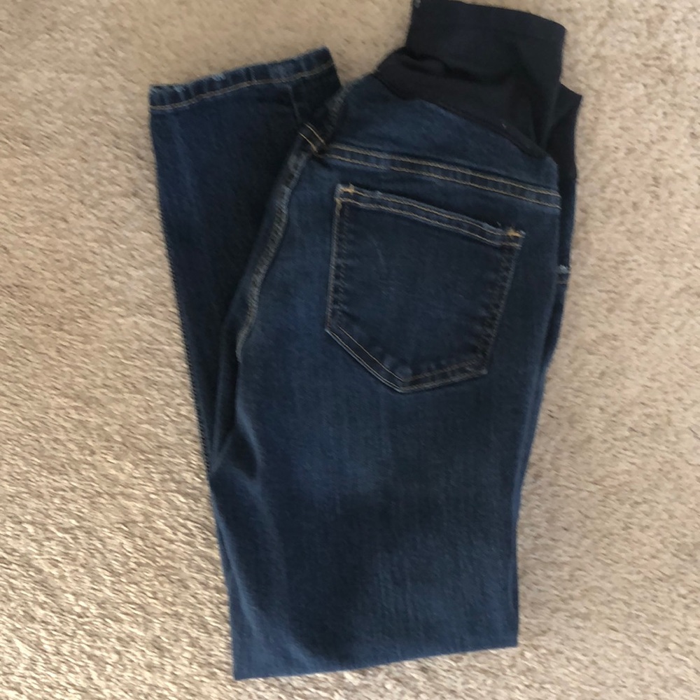 Old Navy Skinny Dark Wash Maternity Jeans Size 2